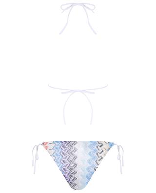 Bikini triangle en maille lurex motifs psychédéliques MISSONI