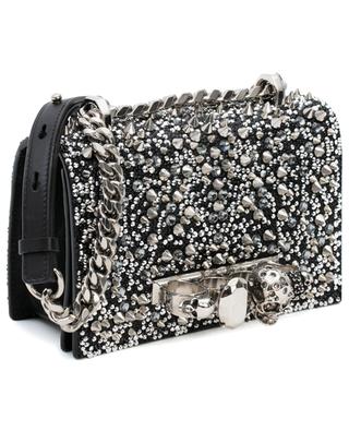 Mini Jewelled studded and crystal clad shoulder bag ALEXANDER MC QUEEN