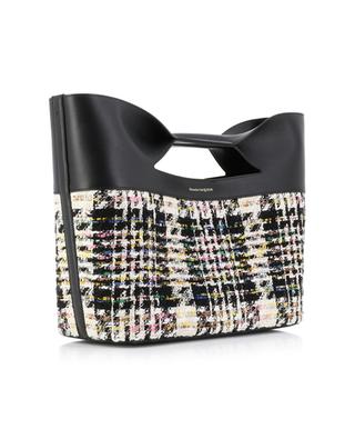 The Bow Small tweed tote bag ALEXANDER MC QUEEN