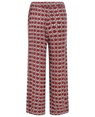 Eusebio printed wide-leg silk trousers WEEKEND MAX MARA