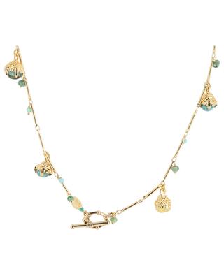 Lucce gold-tone necklace with glass beads GAS BIJOUX