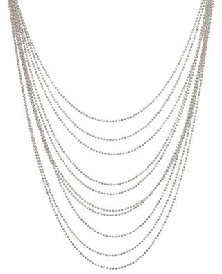 Romeo multi strand silver-tone necklace GAS BIJOUX