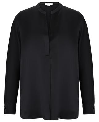 Silk satin long-sleeved blouse VINCE
