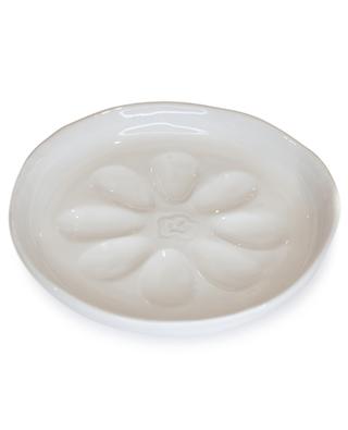 Porcelain deviled egg dish PORCELAINE MODERNE