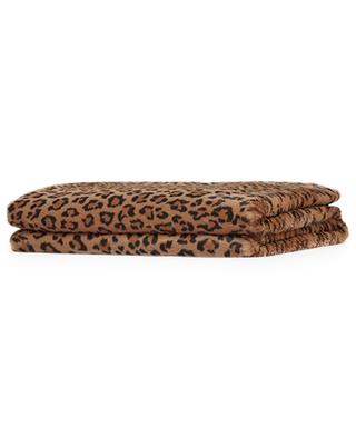 Jumbo Brady leopard printed plush plaid APPARIS