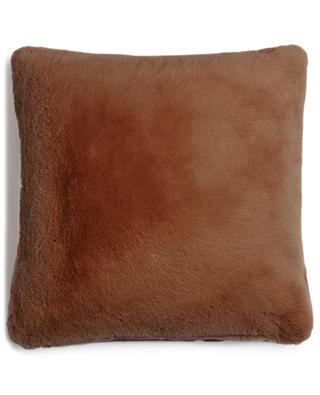 Brenn monochrome plush square cushion APPARIS