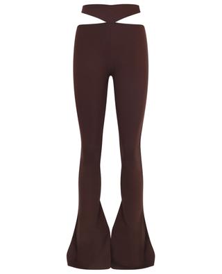 Remi flared jersey trousers with cut-out THE ATTICO
