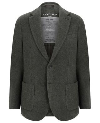 Wool and cashmere jersey slim-fit blazer CIRCOLO 1901