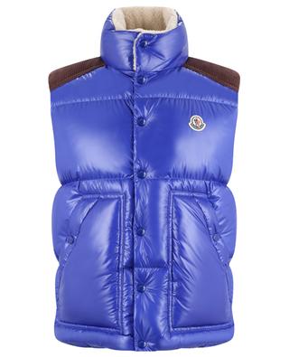 Ardeche quilted vest in nylon and corduroy MONCLER