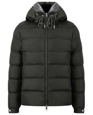 Cardere short matte nylon hooded down jacket MONCLER