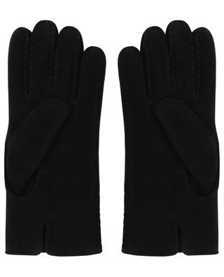 Shearling lined suede gloves MONCLER