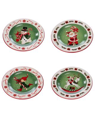 Candy set of four Christmas plates GOODWILL