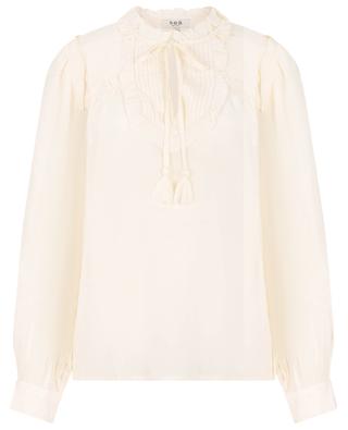 Soraya silk long-sleeved blouse SEA