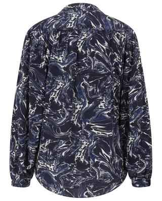 Tiphaine marbled shirt with asymmetric buttoning ISABEL MARANT