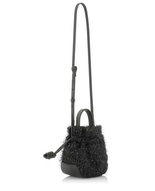 Mini-Bucket-Tasche mit Lurex-Fransen FABIANA FILIPPI