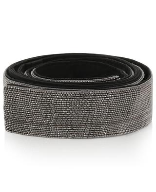 Silver bead and fabric wrap belt FABIANA FILIPPI