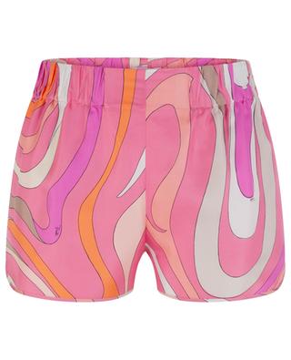 Marmo patterned silk shorts PUCCI