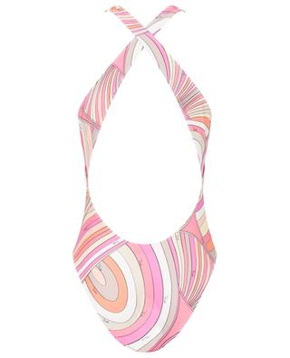 Iride Crossover swimsuit with plunging V-neck PUCCI