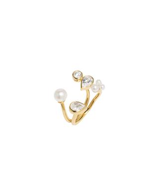 Chasing Shadows pearl adorned vermeil ring COMPLETEDWORKS