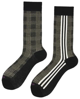 Karierte Socken mit Streifen Will ALTO MILANO