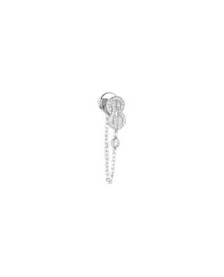 Einzelner Weissgold-Ohrring mit Diamanten Chance Infinie Chain FRED PARIS
