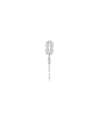 Einzelner Weissgold-Ohrring mit Diamanten Chance Infinie Chain FRED PARIS