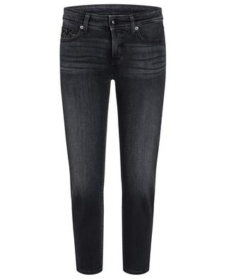 Slim Jeans aus Baumwolle mit Pailletten Piper Short CAMBIO
