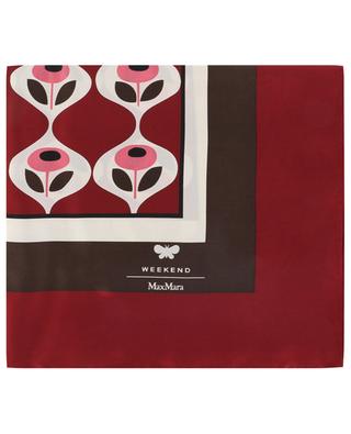 Onesto printed square silk shawl WEEKEND MAX MARA