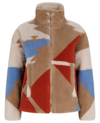 Manna padded printed teddy fleece jacket WEEKEND MAX MARA