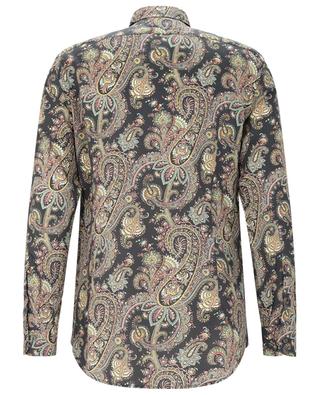 Paisley printed cotton shirt with button-down collar ETRO