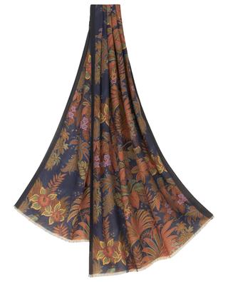 Feiner Schal mit Blüten- und Blattwerkprint ETRO