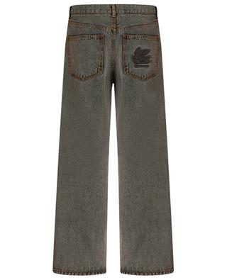Pegaso embroidered relaxed straight leg faded jeans ETRO
