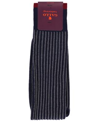 Hohe Socken aus Wolle und Baumwolle Twin-Rib GALLO