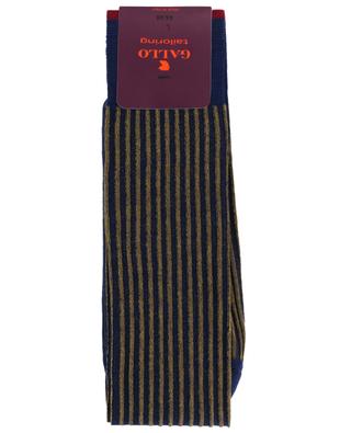 Twin-Rib wool and cotton knee-high socks GALLO