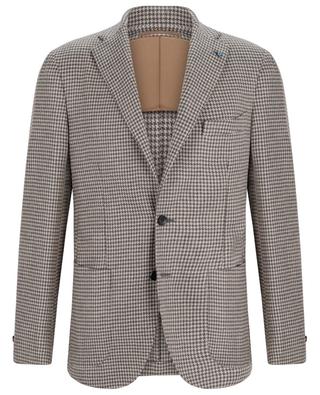 Leuca camel hair and wool blazer GIAMPAOLO