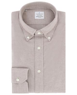Mottled cotton long-sleeved shirt GIAMPAOLO