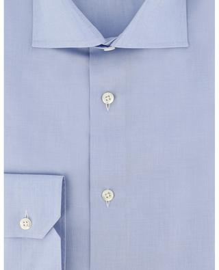 Langarm-Hemd aus fein texturierte Baumwolle GIAMPAOLO