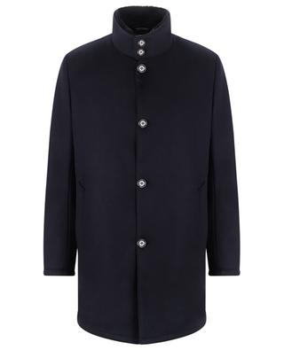 Virgin wool and cashmere three-quarter length coat GIMO'S