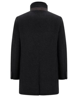 Wool and viscose three-quarter length coat GIMO'S