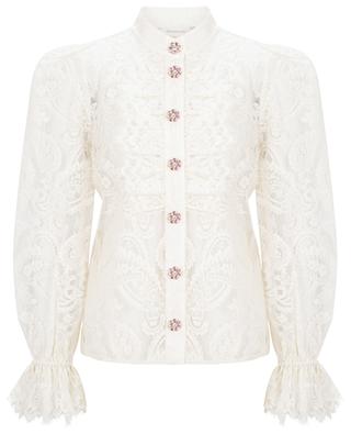 Lyrical fitted lace shirt ZIMMERMANN