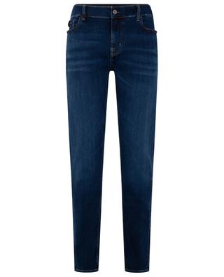 Paxtyn Special Edition Stretch Tek Enigma With Multisquiggle slim fit jeans 7 FOR ALL MANKIND