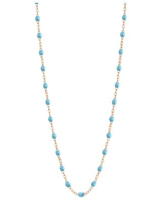 Halskette aus Roségold und Harz Classique Gigi - Turquoise GIGI CLOZEAU