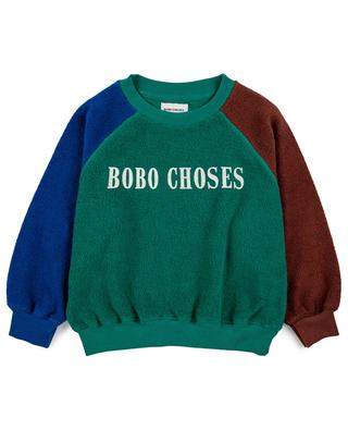 BC Color Block boy's terry sweatshirt BOBO CHOSES