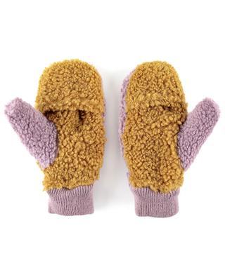 Color Block children's plush mittens BOBO CHOSES