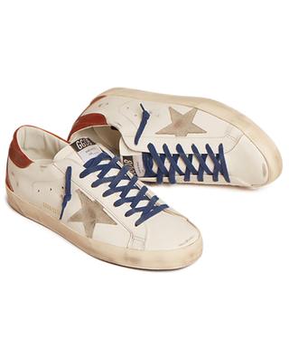 Niedrige Used-Look-Schnürsneakers Super-Star Classic With Spur GOLDEN GOOSE