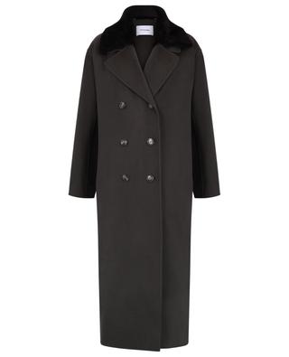 Cashmere three-quarter length coat YVES SALOMON