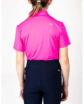 Self Collar girl's short-sleeved golf polo shirt KJUS