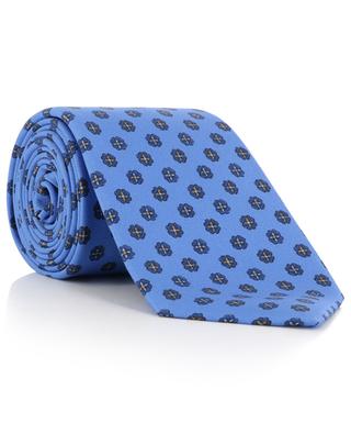 Bedruckte Krawatte aus Seidentwill KITON