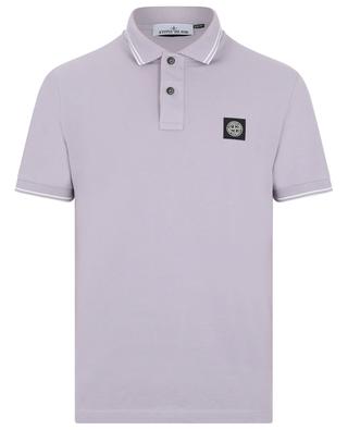 2SC18 stripe adorned slim fit short-sleeved polo shirt STONE ISLAND