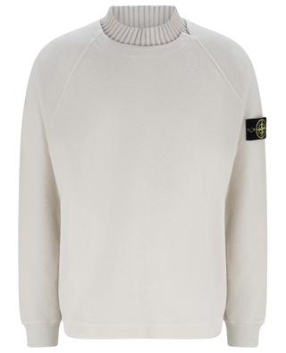 60954 brushed sweatshirt with mock neck STONE ISLAND